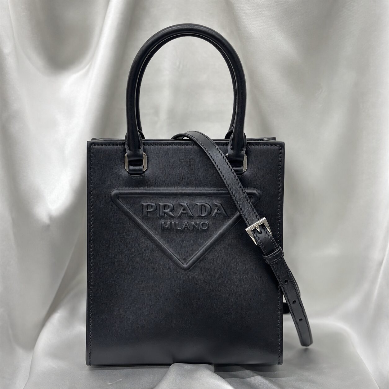 プラダ PRADA 1BA333 2WAY ハンドバッグ ブラック