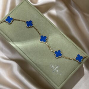 Van Cleef & Arpels　アルハンブラ　ブレスレット　ブルーアゲート