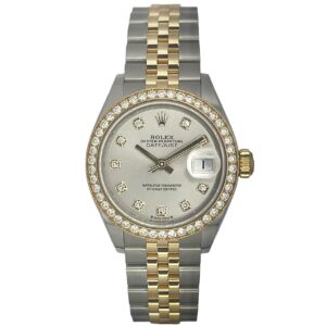 ROLEX　デイトジャスト28 シルバー10Pダイヤ 279383RBR