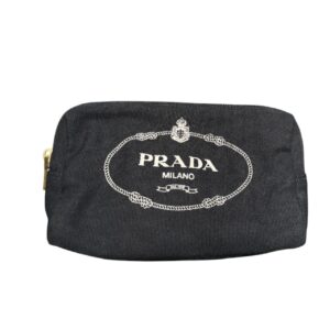 PRADA カナパ ロゴ コスメポーチ