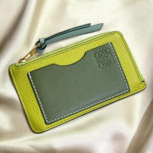 LOEWE フラグメントケース C660Z40X04 ライトグリーン×カーキ