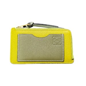LOEWE フラグメントケース C660Z40X04 ライトグリーン×カーキ