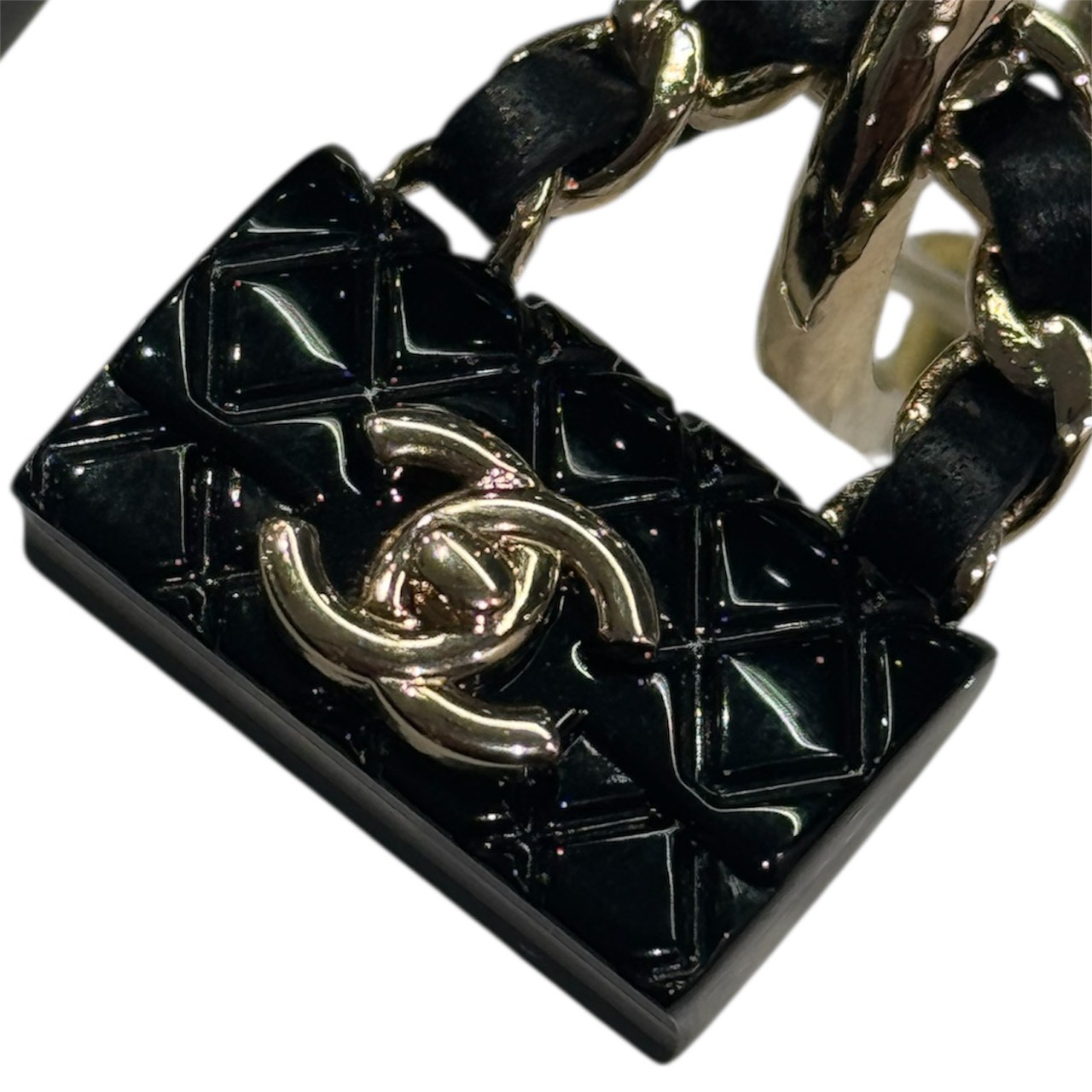 CHANEL シャネル マトラッセピアス ブラック 正規箱 正規ケース - 画像 (8)