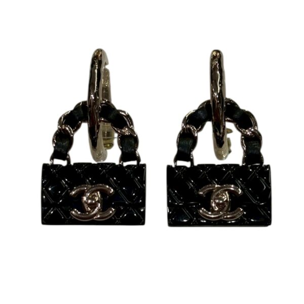 CHANEL シャネル ココマーク マトラッセ バッグモチーフ ピアス | ODAFUKU