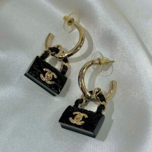 CHANEL シャネル ココマーク マトラッセ バッグモチーフ ピアス