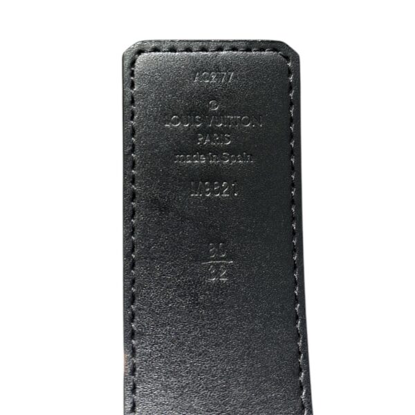 LOUIS VUITTON サンチュール・LV イニシャル　モノグラム・キャンバス　ブラウン 80/32 M9821 - 画像 (3)