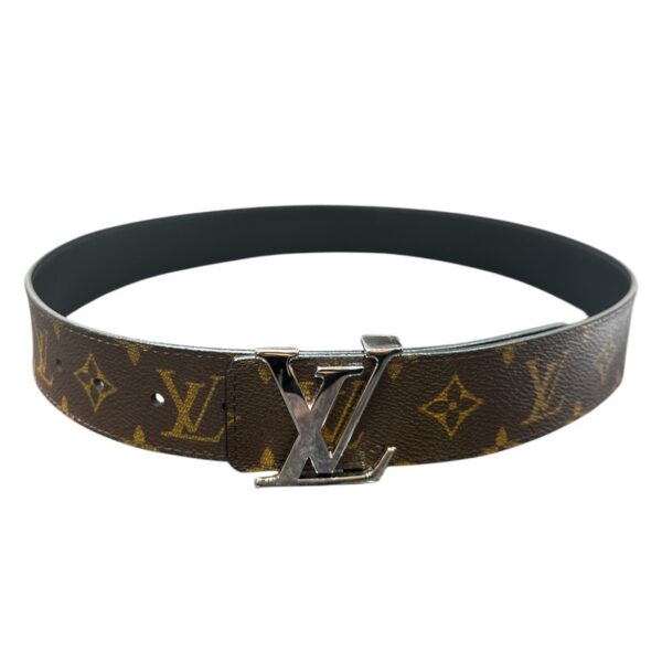 LOUIS VUITTON サンチュール・LV イニシャル　モノグラム・キャンバス　ブラウン 80/32 M9821