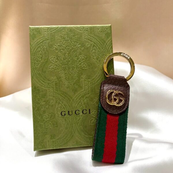 GUCCI グッチ 523161 キーリング オフィディア ブラウン