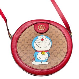 GUCCI グッチ 625216 GUCCI × ドラえもん コラボ ショルダーバッグ GGシュプリームキャンバス