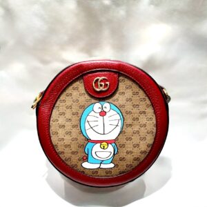 GUCCI グッチ 625216 GUCCI × ドラえもん コラボ ショルダーバッグ GGシュプリームキャンバス