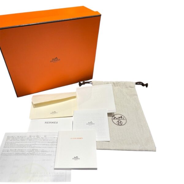 HERMES エブリン アマゾン16 エトゥープ/ブルーインディゴ K刻印(2025/6) - 画像 (9)