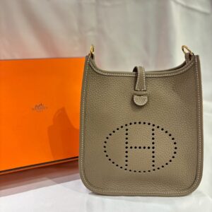HERMES エブリン アマゾン16 エトゥープ/ブルーインディゴ K刻印(2025/6)