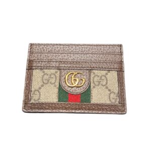 GUCCI グッチ オフディアGGスプリームカードケース 5523159 ベージュ×ダークブラウン