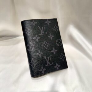 LOUIS VUITTON ルイヴィトン M64501 クーヴェルテュール・パスポール NM モノグラムエクリプス
