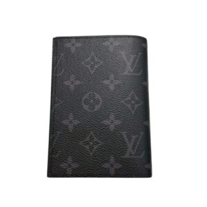 LOUIS VUITTON ルイヴィトン M64501 クーヴェルテュール・パスポール NM モノグラムエクリプス