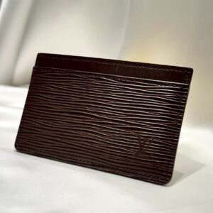 LOUIS VUITTON M6351D エピレザー カードケース ブラウン