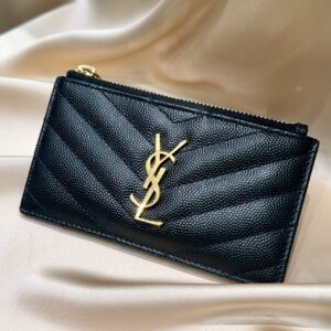 SAINT LAURENT サンローラン 607915 モノグラム フラグメント ジップカードケース