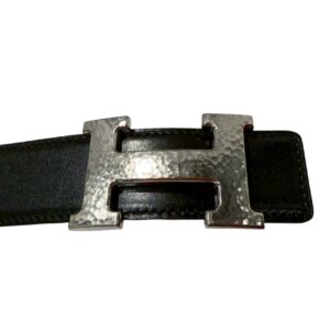 エルメス　Hermès　ベルトバックル【H】マルトレ＆レザーベルト(キット)　四角L刻印(2008)