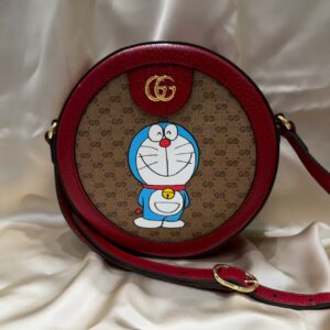 GUCCI グッチ 625216 GUCCI × ドラえもん コラボ ショルダーバッグ GGシュプリームキャンバス