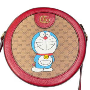 GUCCI グッチ 625216 GUCCI × ドラえもん コラボ ショルダーバッグ GGシュプリームキャンバス