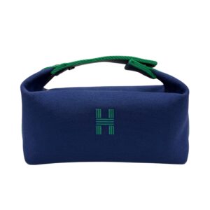 Hermès エルメス H104222M ブリット ア ブラックPM マリンコットン  ブルー×グリーン