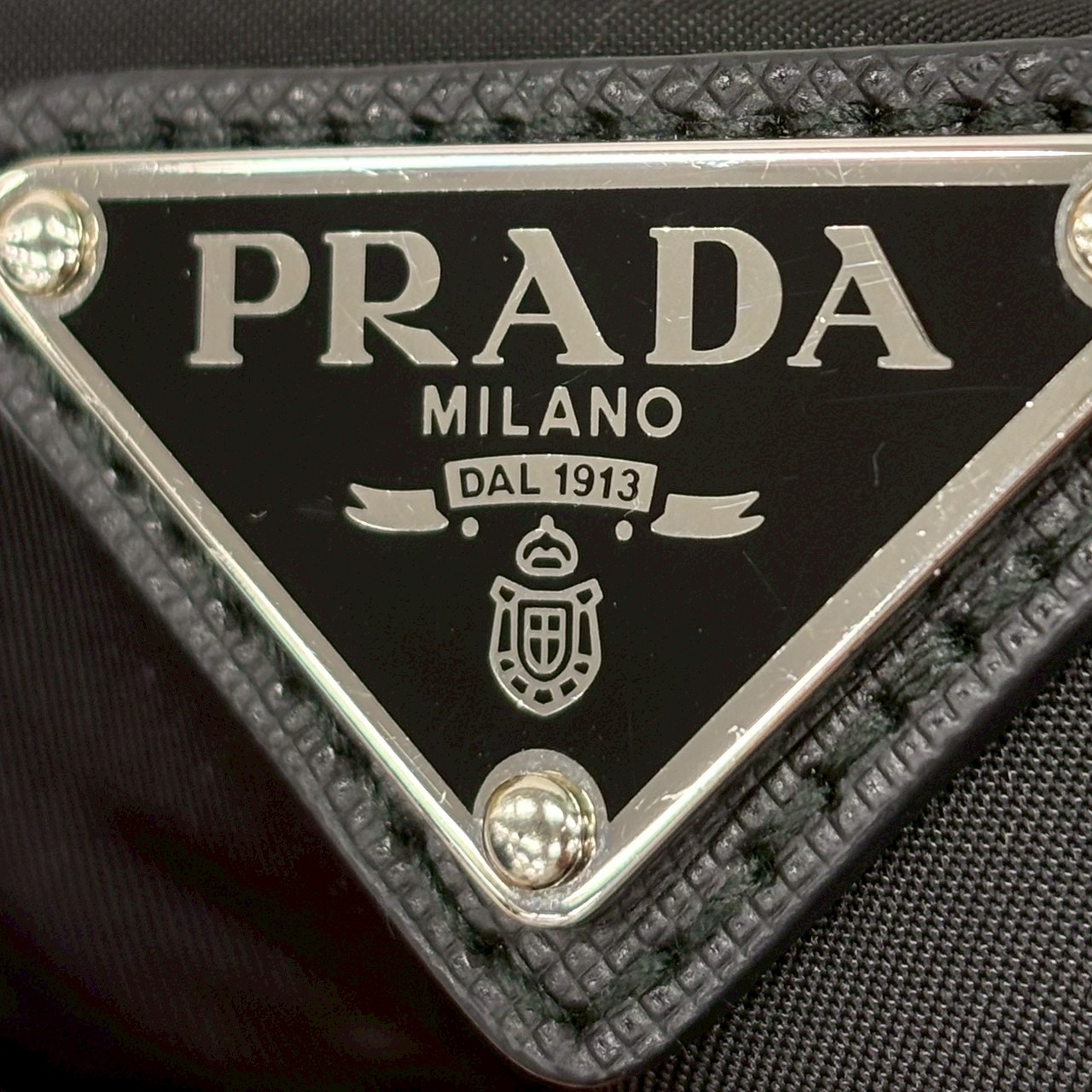 プラダ PRADA ナイロンショルダーバッグ ポーチ付き 1BD953 ブラック - 画像 (13)