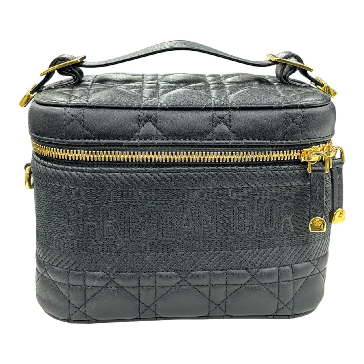 Christian Dior クリスチャンディオール ヴァニティ スモール カナージュ ブラック - 画像 (2)