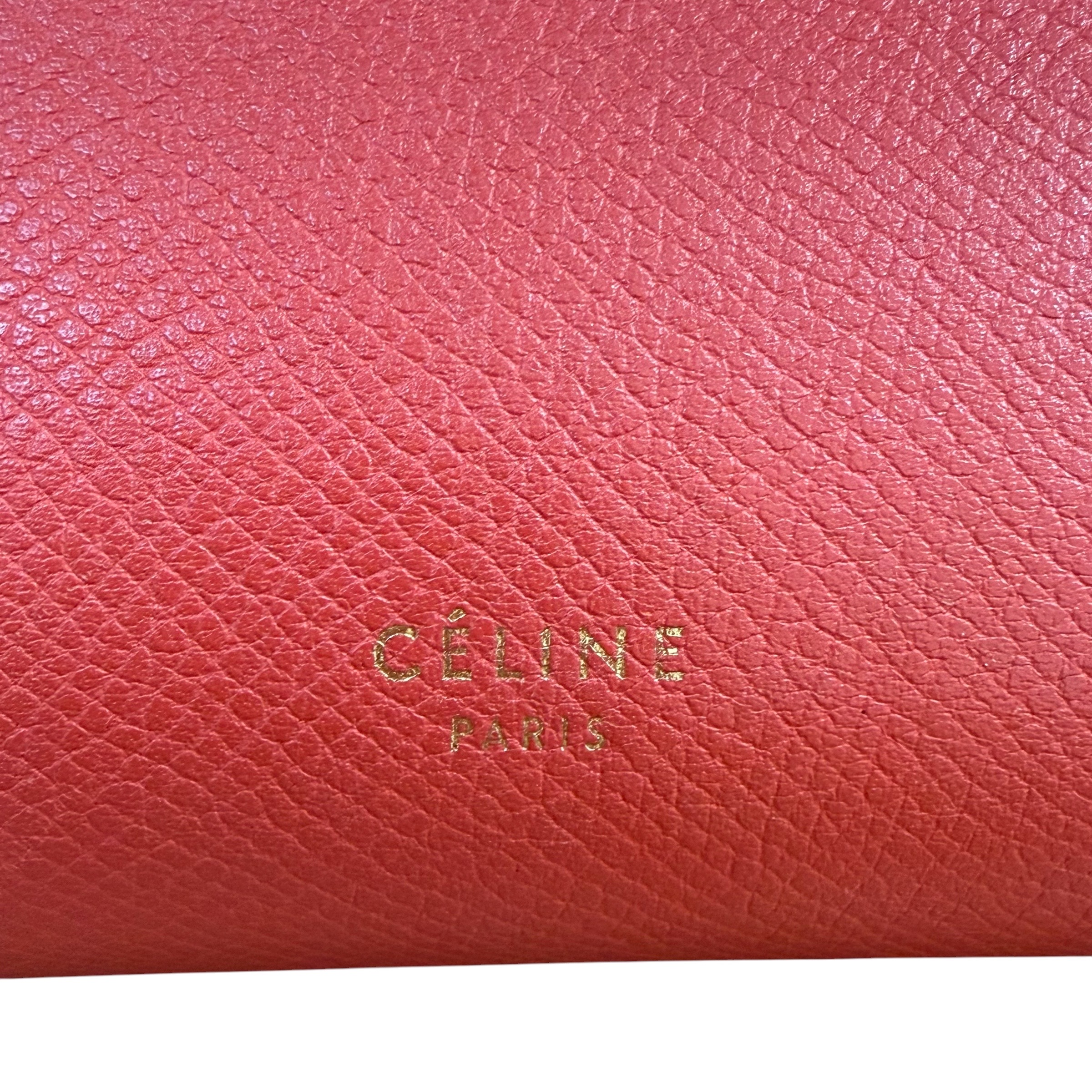 CELINE セリーヌ 189153ZVA マイクロ ベルトバッグ2WAYバッグ レッド - 画像 (11)