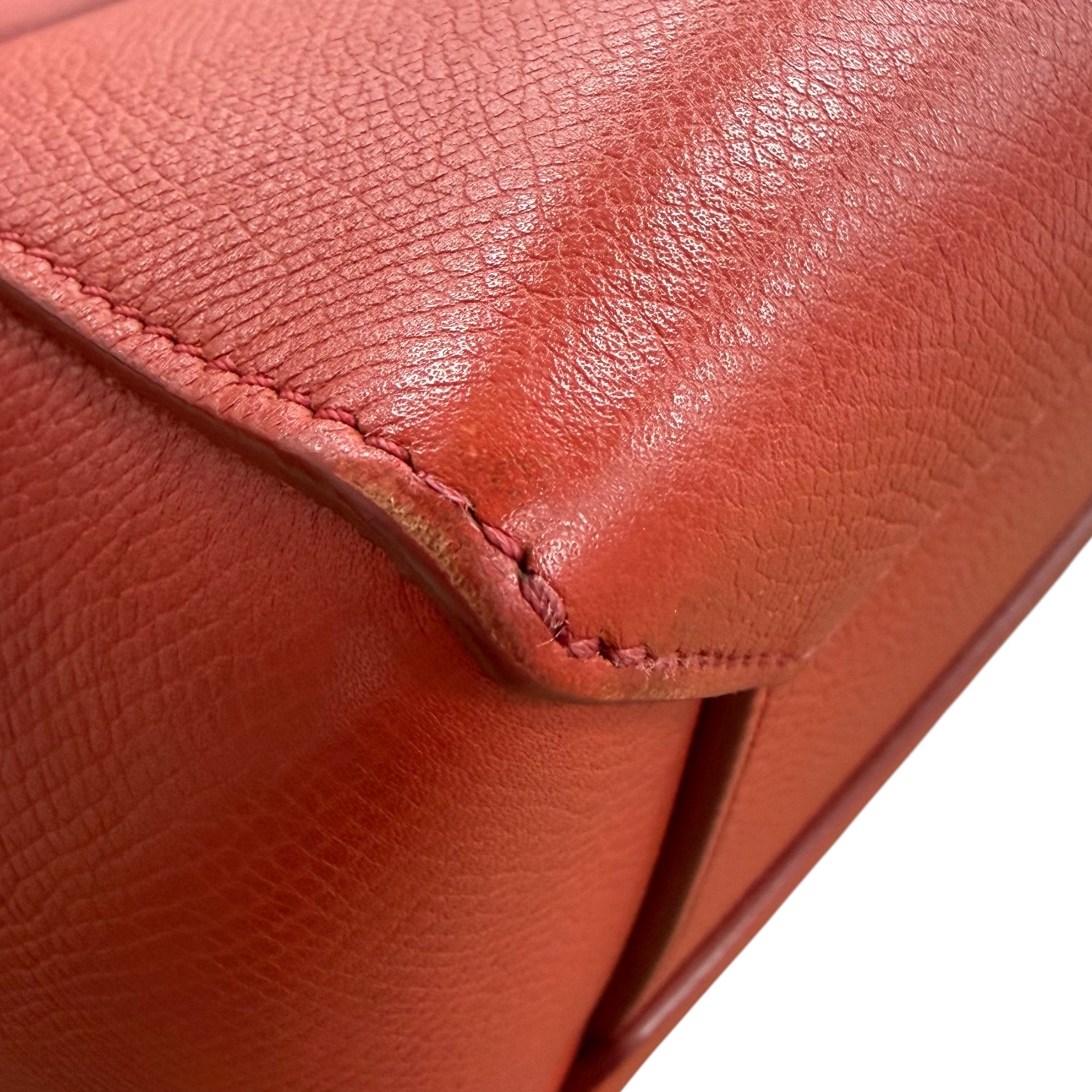 CELINE セリーヌ 189153ZVA マイクロ ベルトバッグ2WAYバッグ レッド - 画像 (25)