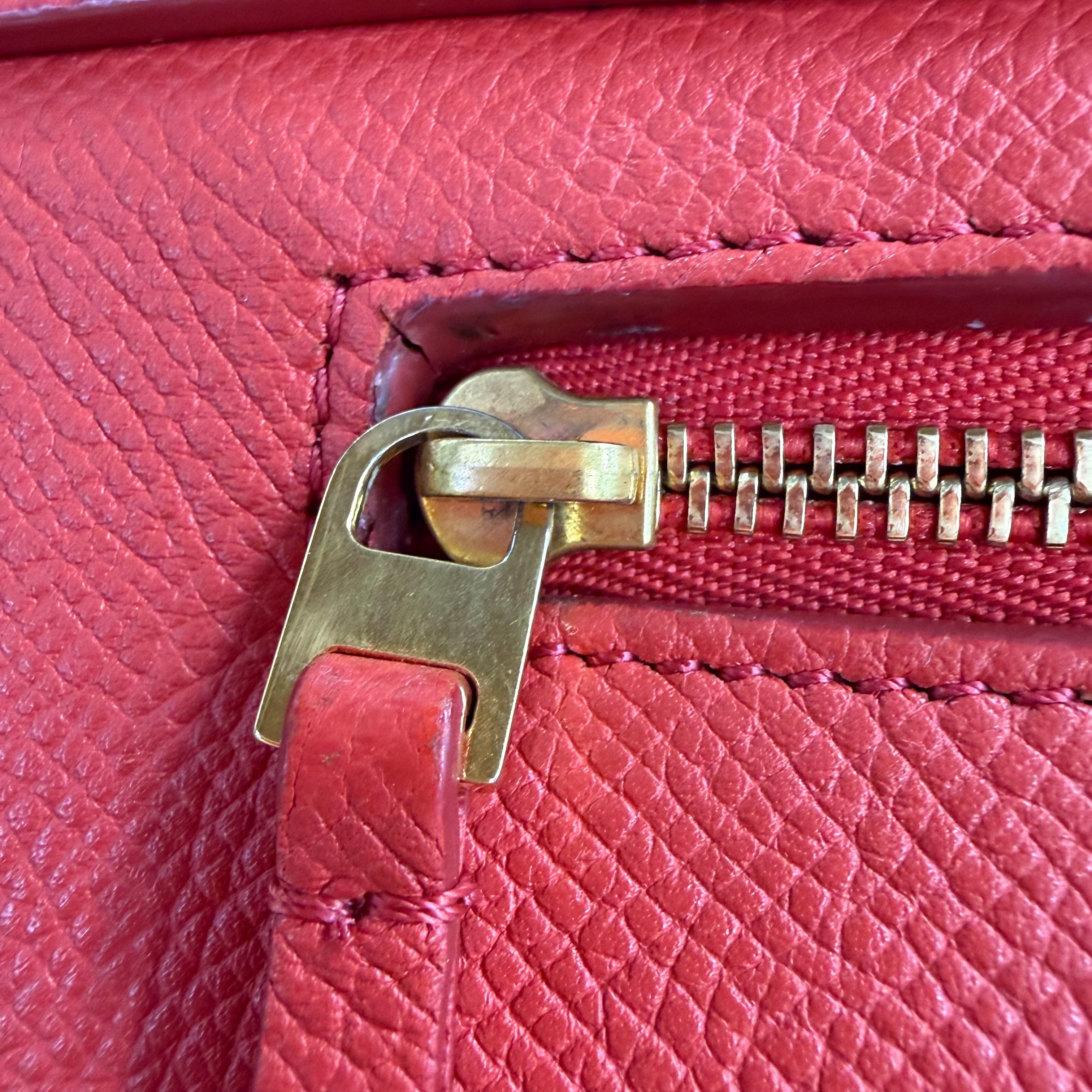 CELINE セリーヌ 189153ZVA マイクロ ベルトバッグ2WAYバッグ レッド - 画像 (21)
