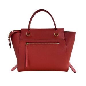 CELINE セリーヌ 189153ZVA マイクロ ベルトバッグ2WAYバッグ レッド