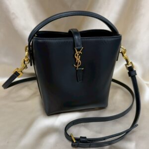 SAINT LAURENT サンローラン 765870 ミニバケット ブラック