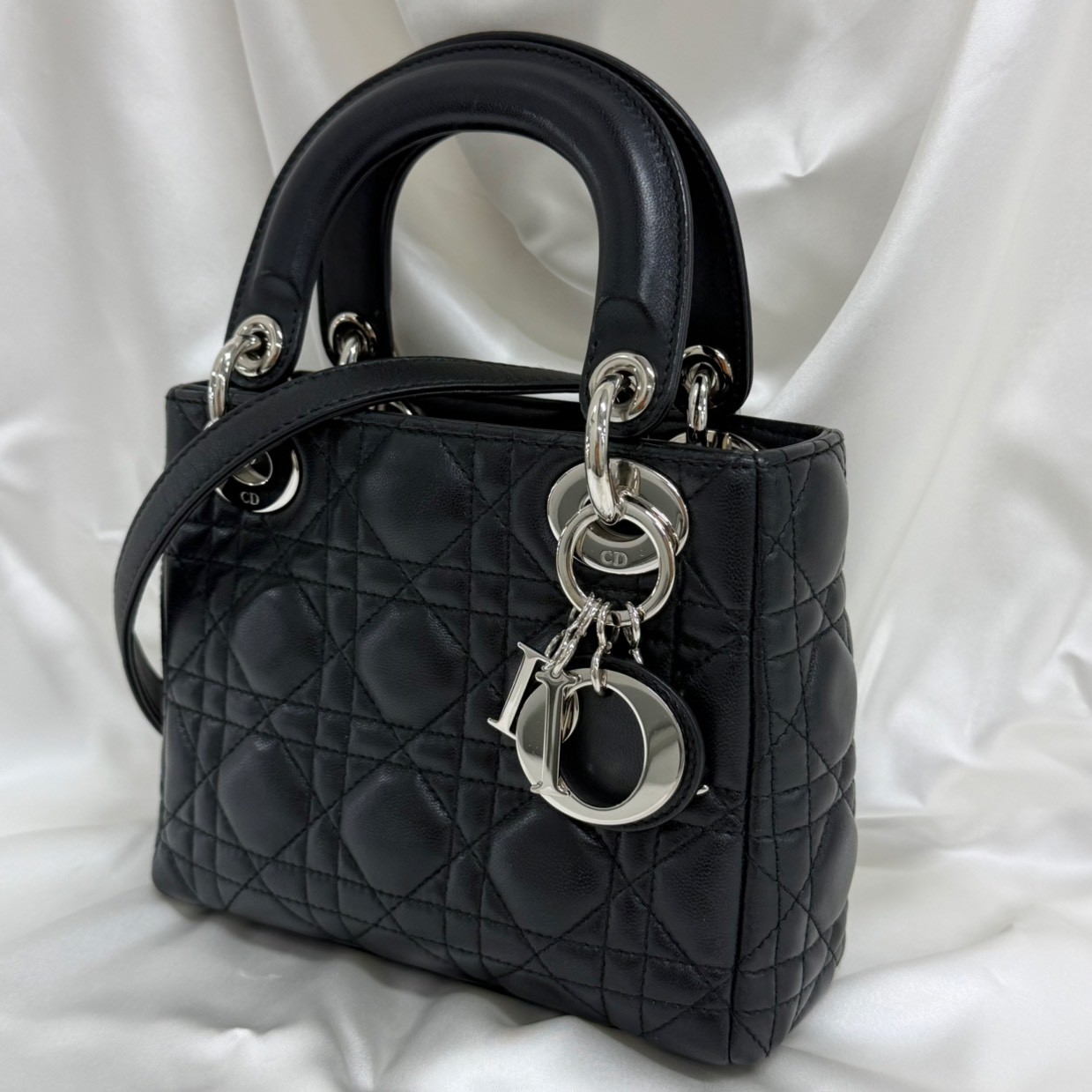 Christian Dior クリスチャンディオール CAL44501 ミニカナージュ ブラック