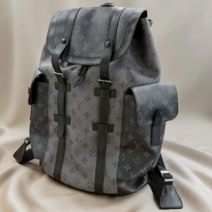 LOUIS VUITTON ルイヴィトン M45419 クリストファーMM グレー×ブラック