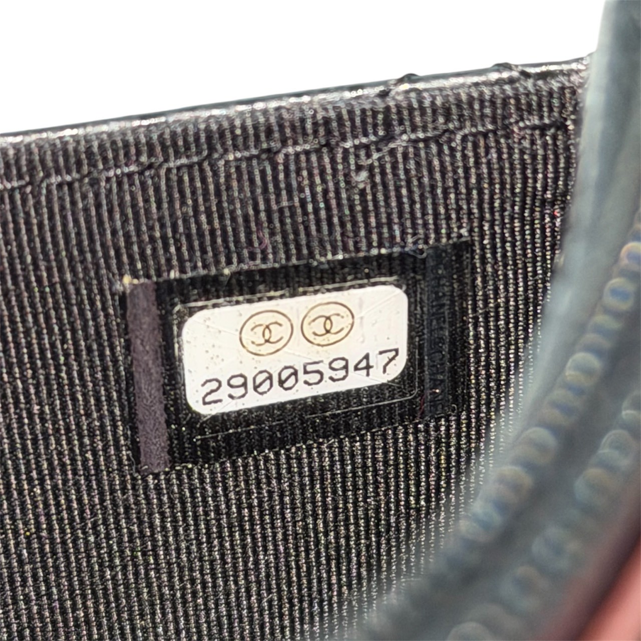 シャネル CHANEL AP0250 マトラッセチェーンウォレット 29番台(2019年頃) ブラック×ゴールド金具 - 画像 (17)