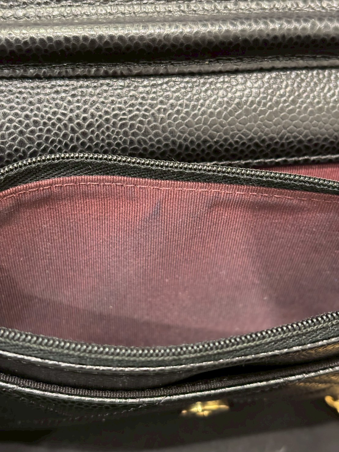 シャネル CHANEL AP0250 マトラッセチェーンウォレット 29番台(2019年頃) ブラック×ゴールド金具 - 画像 (14)
