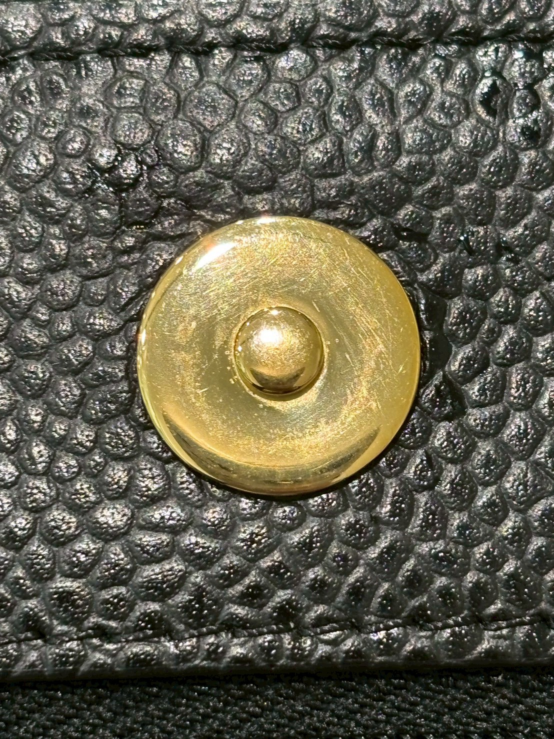 シャネル CHANEL AP0250 マトラッセチェーンウォレット 29番台(2019年頃) ブラック×ゴールド金具 - 画像 (18)