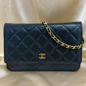 シャネル CHANEL AP0250 マトラッセチェーンウォレット 29番台(2019年頃)  ブラック×ゴールド金具