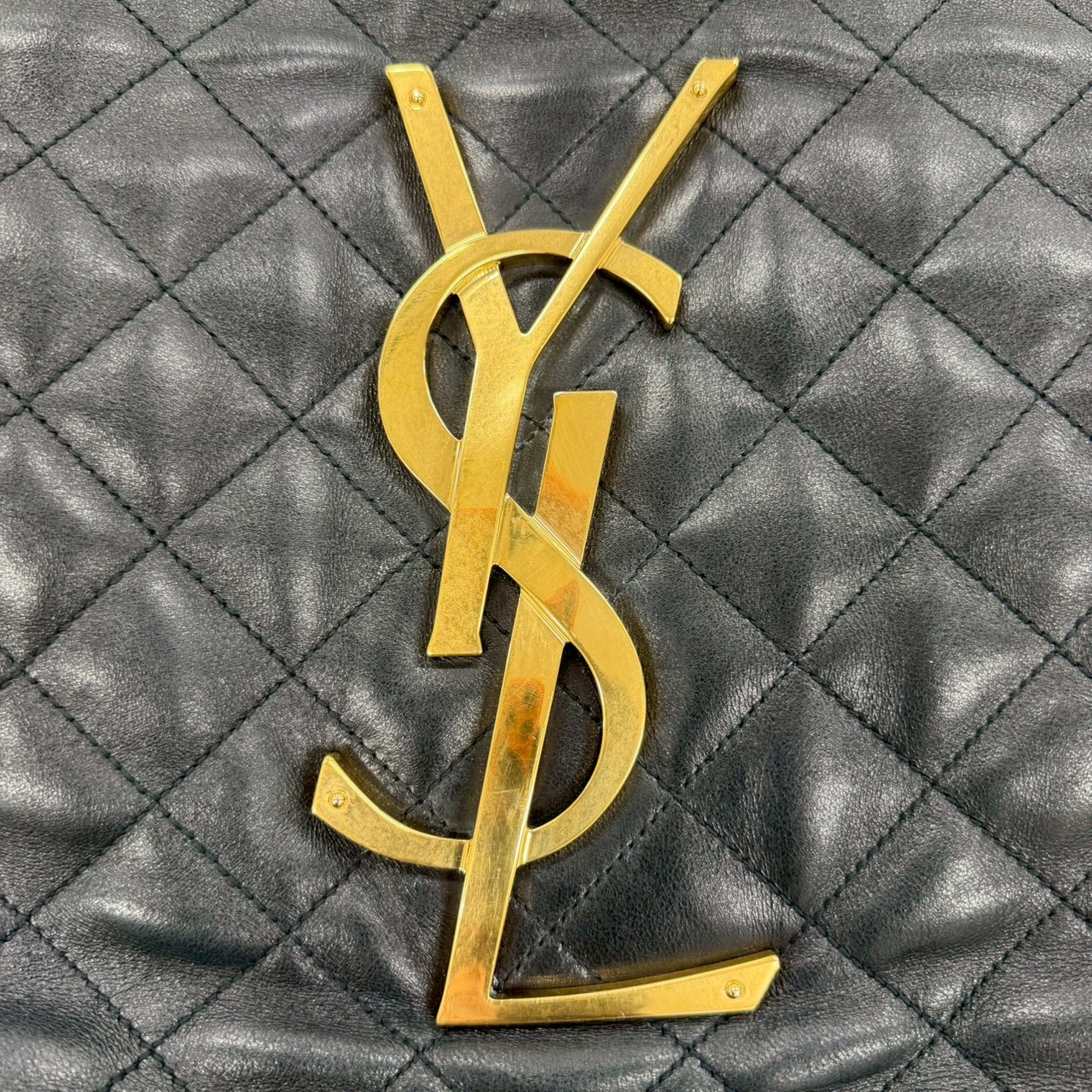 SAINT LAURENT サンローラン 698651 イカールマキシ ショッピングバッグ ブラック - 画像 (13)