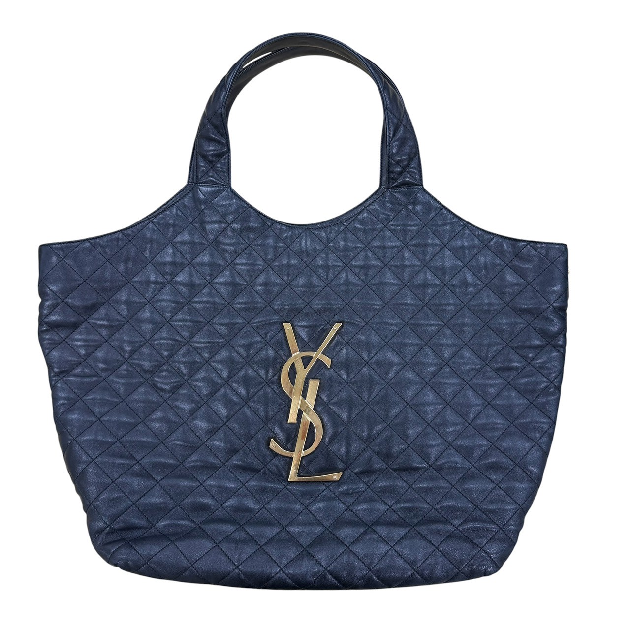 SAINT LAURENT サンローラン 698651 イカールマキシ ショッピングバッグ ブラック - 画像 (2)