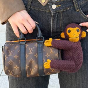 LOUIS VUITTON ルイヴィトン M80118 キーポルXS LVフレンド モンキー モノグラム