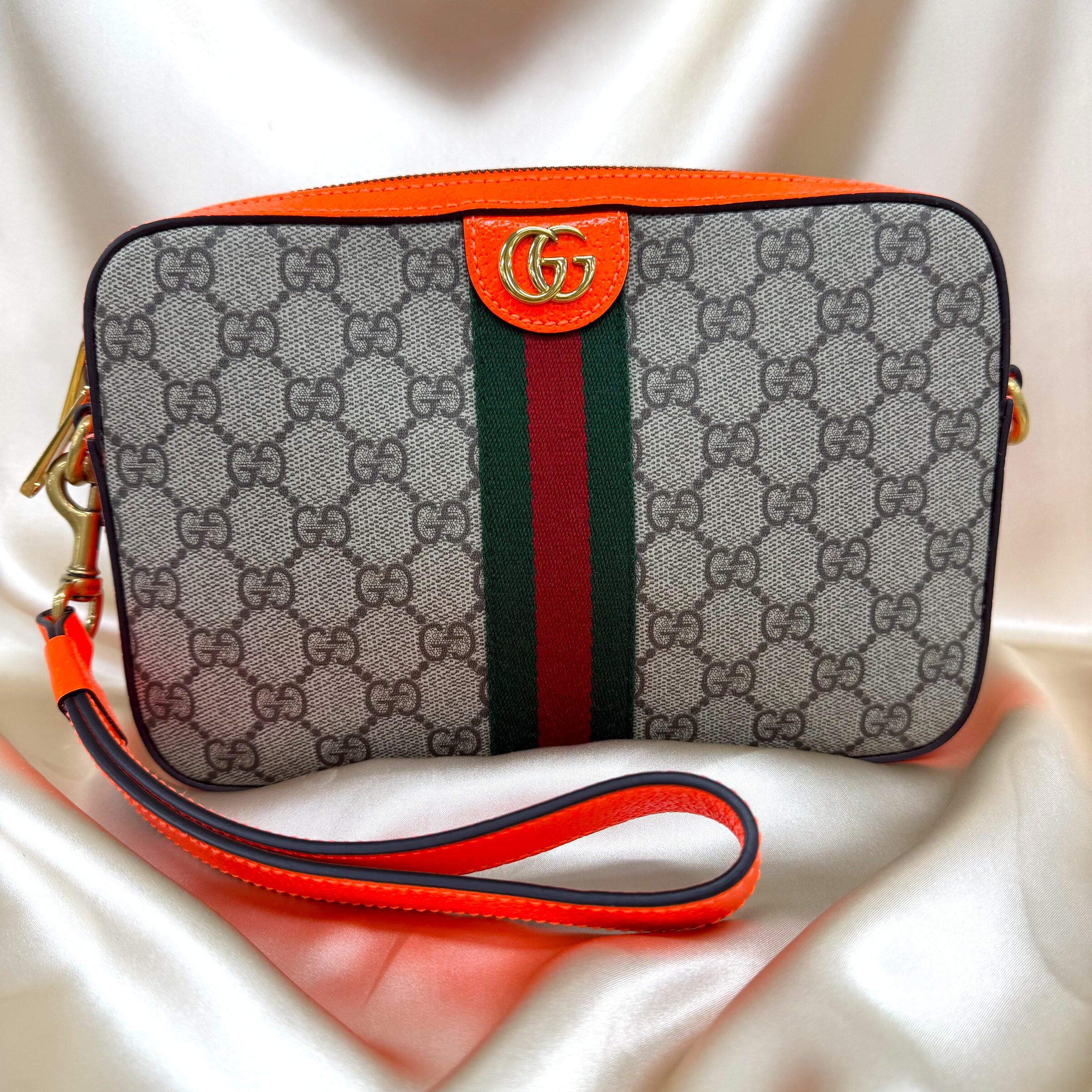 グッチ GUCCI 699439 オフィディア スモールクロスボディ ブライトオレンジレザートリム