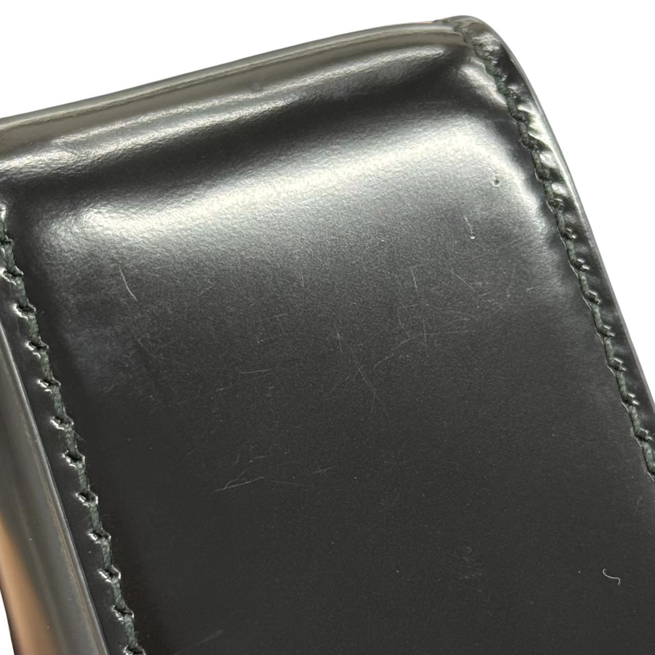 プラダ PRADA 1BA331 トライアングルロゴ スモールブラッシュド トート ブラック - 画像 (12)