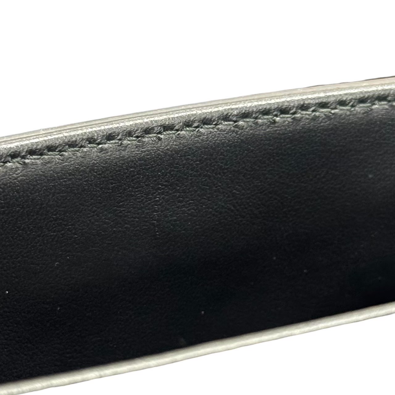 プラダ PRADA 1BA331 トライアングルロゴ スモールブラッシュド トート ブラック - 画像 (16)