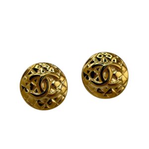 CHANEL シャネル ココマーク ピアス ゴールド