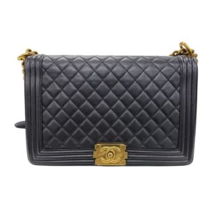 CHANEL シャネル A92193 ボーイシャネル28 チェーンショルダーバッグ ブラック
