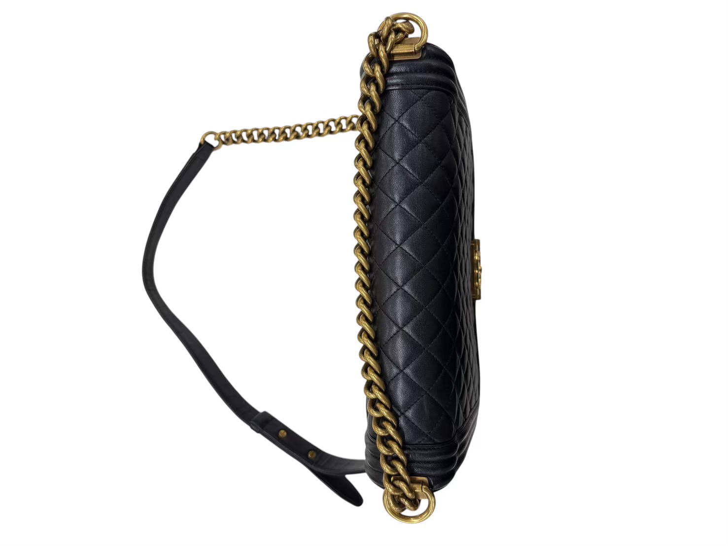 CHANEL シャネル A92193 ボーイシャネル28 チェーンショルダーバッグ ブラック - 画像 (6)
