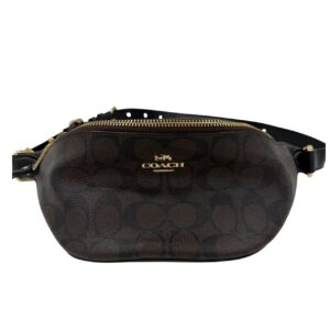 COACH コーチ シグネチャーウェストバッグ ブラウン
