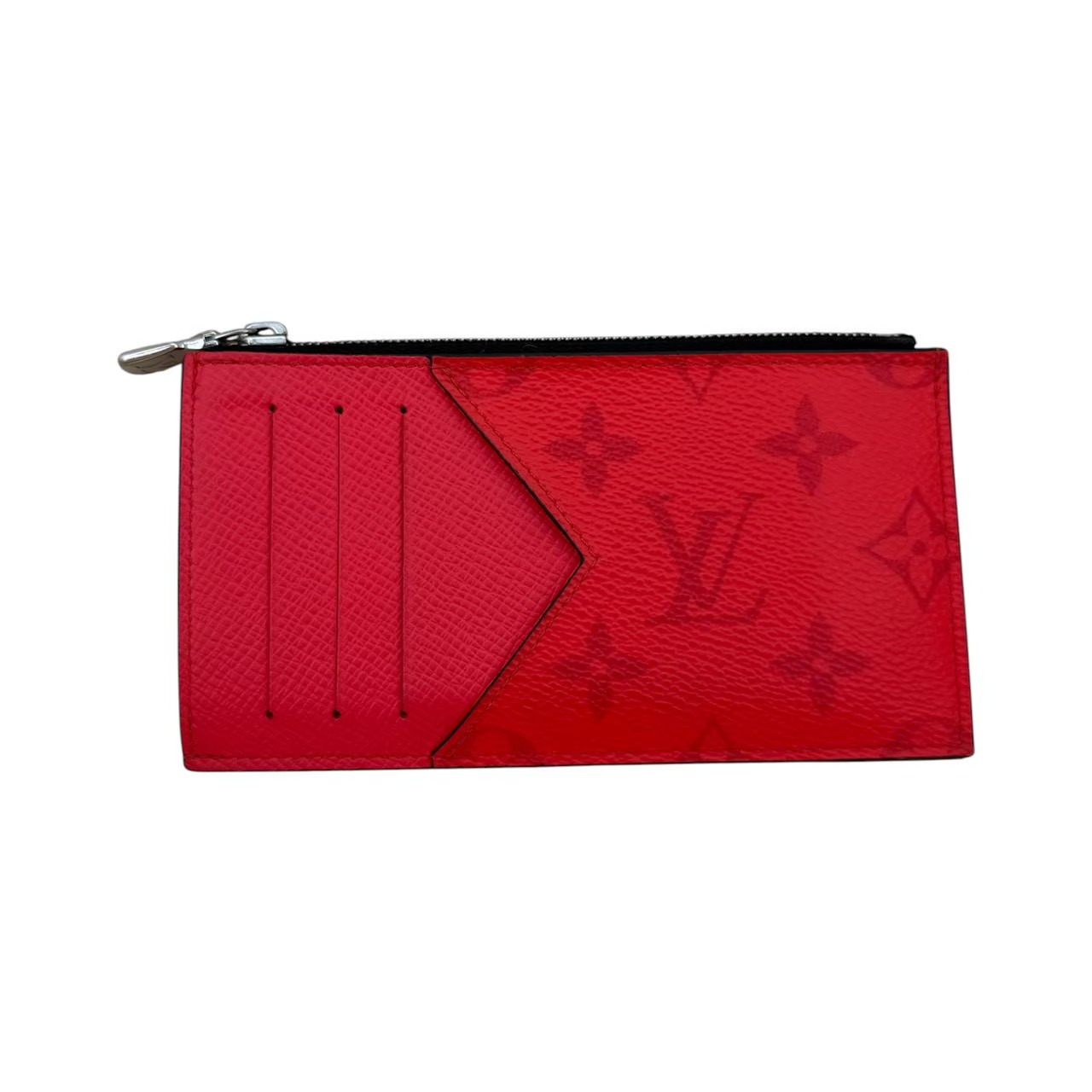 LOUIS VUITTON ルイ・ヴィトン M30829 タイガラマ コインカードホルダー ルージュ - 画像 (3)