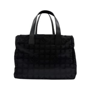 CHANEL シャネル A15991 ニュートラベルラインMMトートバッグ ブラック